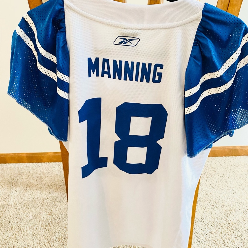 Peyton Manning NFL official Indianapolis Colts women’s Large Jersey